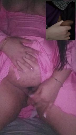 Filthy Discord Call: Dildo Pounding &amp; His Cock Stroking