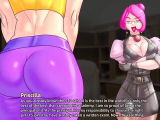 Principal Changed Her After My Panties are Off - Sissy Make Delux Cartoon Gameplay