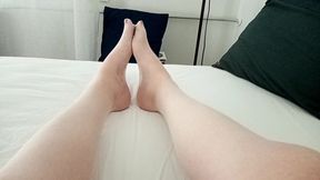 Sexy talk about footjob on saturday afternoon