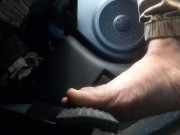 BAREFOOT PEDAL PUMPERS - A RARE BREED - SNEAKERS - SOCKS - BARE FEET - PEDAL PUSHING