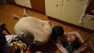 She straps me down and fucks me