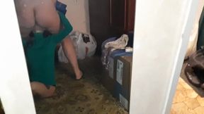 Квартирный переезд превратился в очень страстный секс перед зеркалом - lesbian_illusion