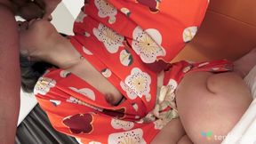 &#x201C;Asian Cutie Hana Kawamura Teases Then Worships 2 Huge Peckers