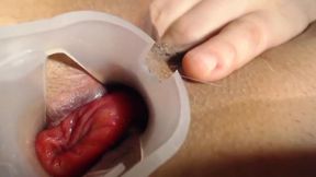 Long anal play, dp, prolapse close up, squirt
