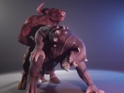 Giant Minotaur Cock 3D