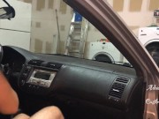 Stud N Briefs Cleans Car Windows 2