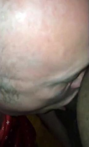 Black Cock Blowjob - Amateur Crossdresser Daddy Swallows 2 Thick Loads