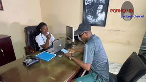 ebony nurse heals sick patient with her squirty horny sweet pussy