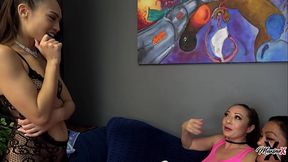 Best StepMom Maxine Teaches Natasha Ty How 2 Fuck Her GF Nyssa Nevers!