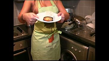 Pretty brunette in lingerie, Kaia Kane, gets her shaved pussy treated to a...