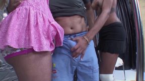 Italian Man Gets Cuffed And Stuffed Non-Stop By Two Clubbing Tranny Sluts - Shemale n Trans