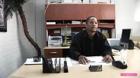 Nubian cutie with a big black ass takes an enormous black pecker for a