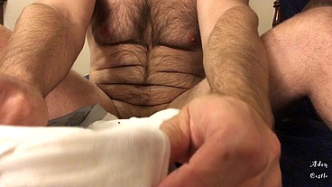 Sexy Pilot Teases Stranger & Jerks 2 CEI