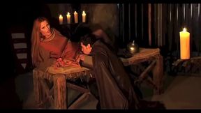 the guard fucks the beautiful prisoner in the ass