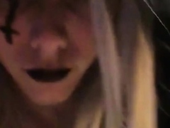 Sexy Emo CD plays with herself