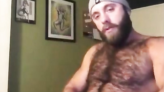 Hairy Lumberjack Shows Off his Cock ( No Cum ) 5