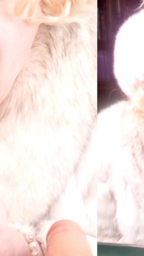 Transfurlady Gives Double Blowjob in Bluefoxfurcoat