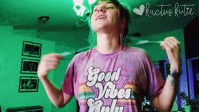 Sweaty After a Bike Ride