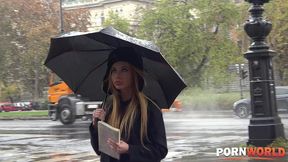 marilyn crystal swallows two cocks down her deep throat and gets dp pounded