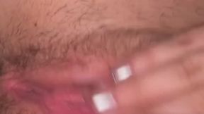 Close-Up Pussy Play Tease on Floor Cam