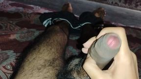 Foreskin Closeup and Making Hard Dick Show in Close