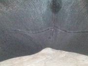Wetting my yoga pants on the floor