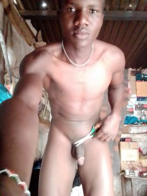 Shaving balls and cock