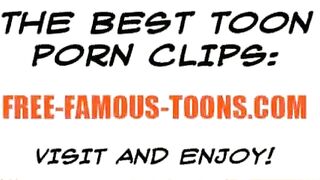 Famous toons hardcore gangbang