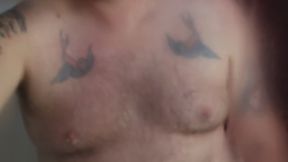 Australian Dad pissing and cumming