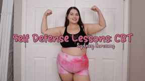 Self-defense Lessons: CBT - A ball-busting scene featuring: strong women, self-defense, ball-busting instructions, femdom POV, and mean girl - 720 WMV