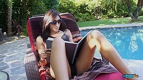 Big White Cock Cums In A Perfect Blondes Mouth After Stuffing Her Little Pussy