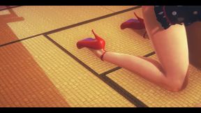 Hentai Uncensored - Cloe Sex in Tatami Full - Japanese Asian Manga Anime Game Porn