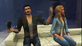 Rich guy seduces homeless black housemaid in a cartoon comedy