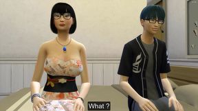japanese stepmother has sex with virgin stepson - korean big boobs