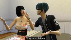 japanese stepmother has sex with virgin stepson - korean big boobs