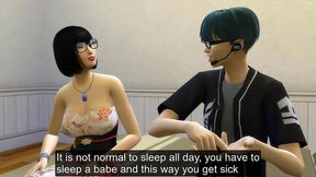japanese stepmother has sex with virgin stepson - korean big boobs