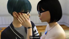 japanese stepmother has sex with virgin stepson - korean big boobs