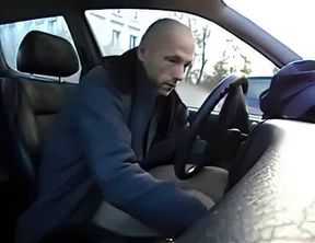 Wanking in the Car