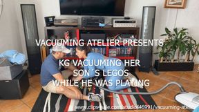 STEP-MOM KG VACUUMING HER SONS LEGOS WHILE HE WAS PLAYING WITH THEM