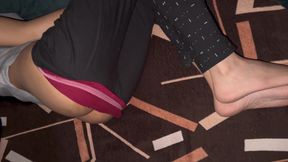 Shared the Bed with Younger Stepsister and Fucked Her Tight Pussy