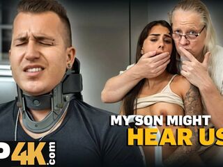 DADDY4K. Screw me until that guy catches us!