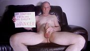 Jonathan naked masturbating his erect uncut cock just wants to be exposed
