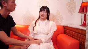 Crossdresser's painful first-time anal with throbbing erection