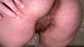 Compilation of hairy hole peeing