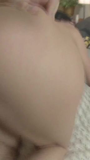 Skinny black haired girl anal fucked in a casting   Clip 1