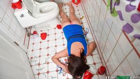 Dad Crush featuring Penelope Reed's balls licking scene