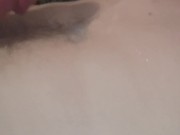 Quick cum pool in my WEIRD belly button :D (PART 1/2)