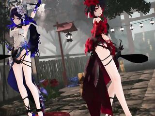 (MMD Insect) Seele and Dark Seele Vollerei (phone number) (Submitted by ?????)