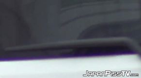 Adorable Japanese girls are being recorded while releasing big streams of pee