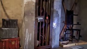 CCY050 BONDAGE HANDCUFF AND SHACKLE PRISON CAGE IMPRISON BALLGAGGED SUSPENSION FOOT TICKLING SHOWER SCENES HUMILIATION STRUGGLING DOMINATION SLAVE TRAINING